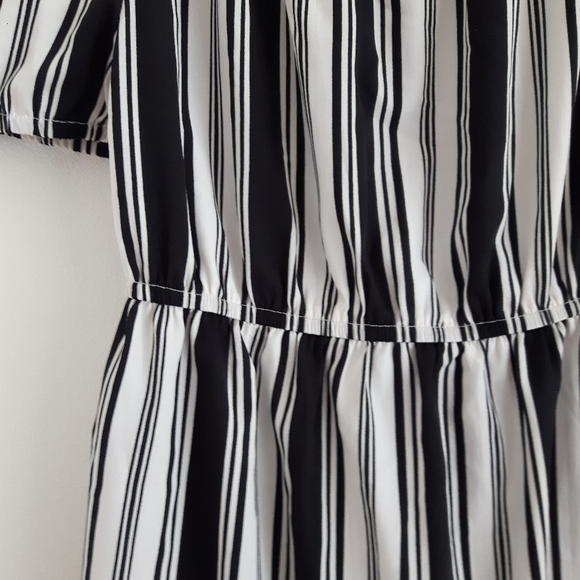 2/$35 OFF the shoulder URBAN outfitters Striped Summer Mini Dress Sz M ( 8-1… - Picture 5 of 6